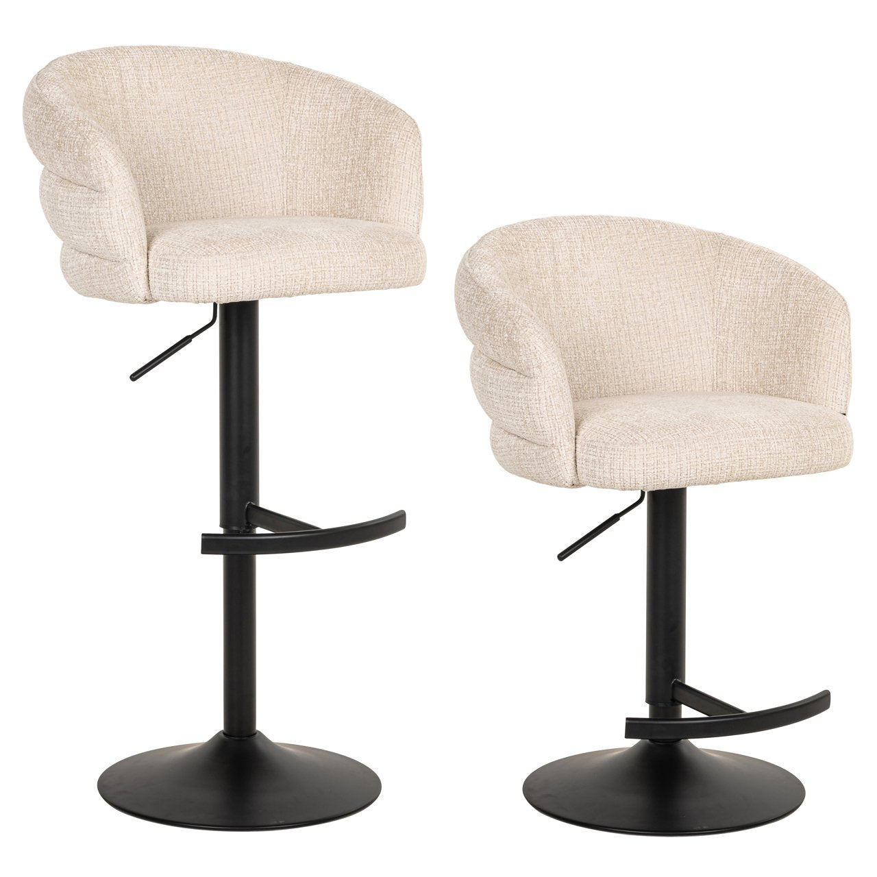 Bāra krēsls Nikki Richmond Interiors 59/85/58 cm niagara beige - N1 Home