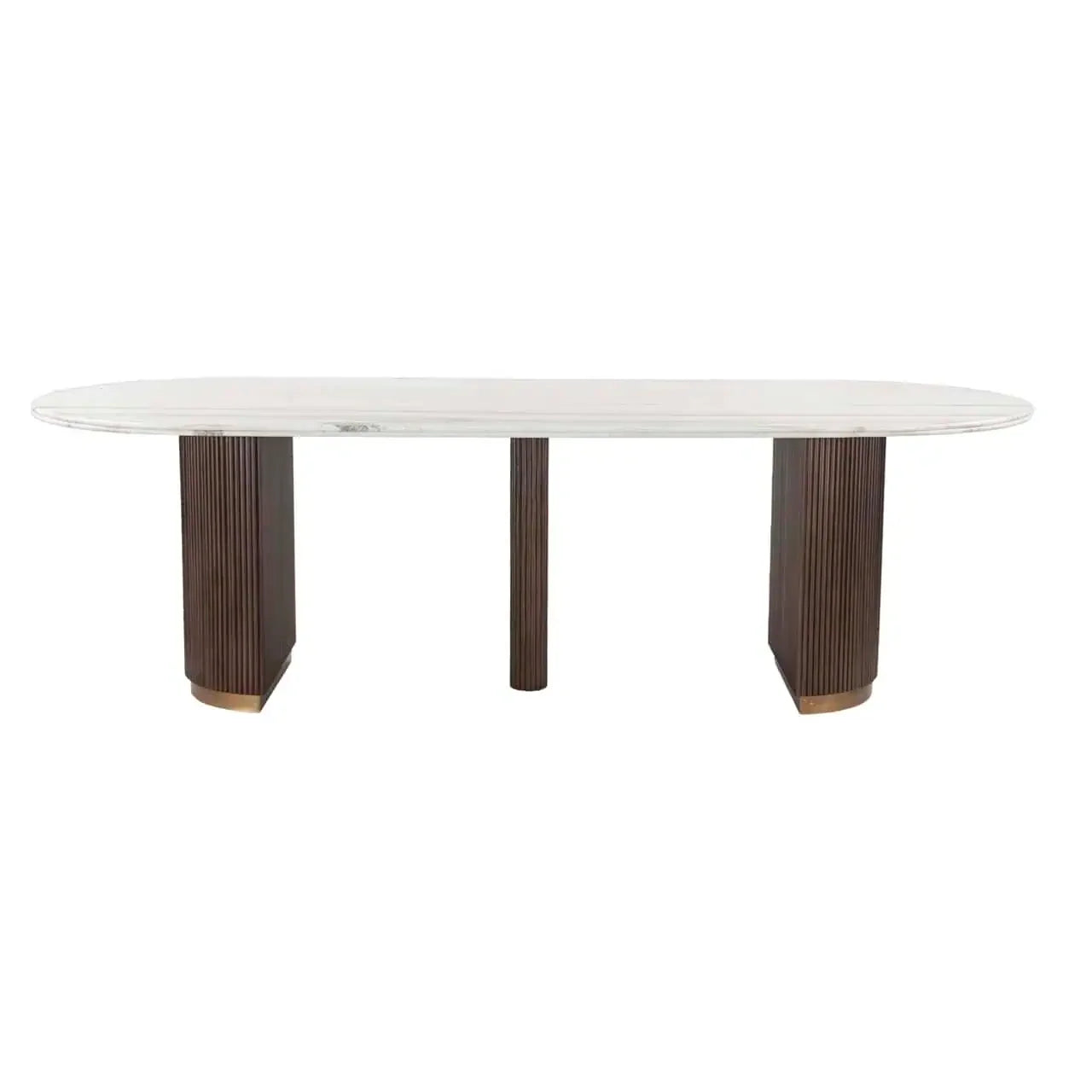 Galds Mayfield Richmond Interiors 76/210/100; 76/250/100cm brūns/marmors - N1 Home
