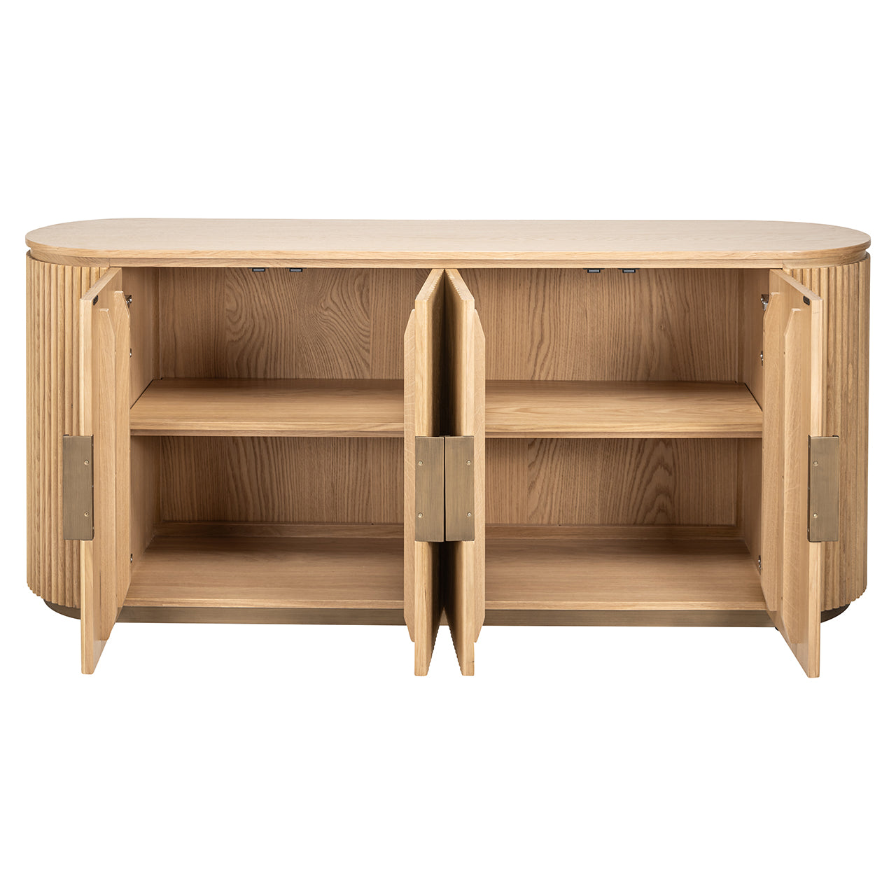 Kumode Belfort ar 4 durvīm Richmond Interiors dabīgs ozols - N1 Home
