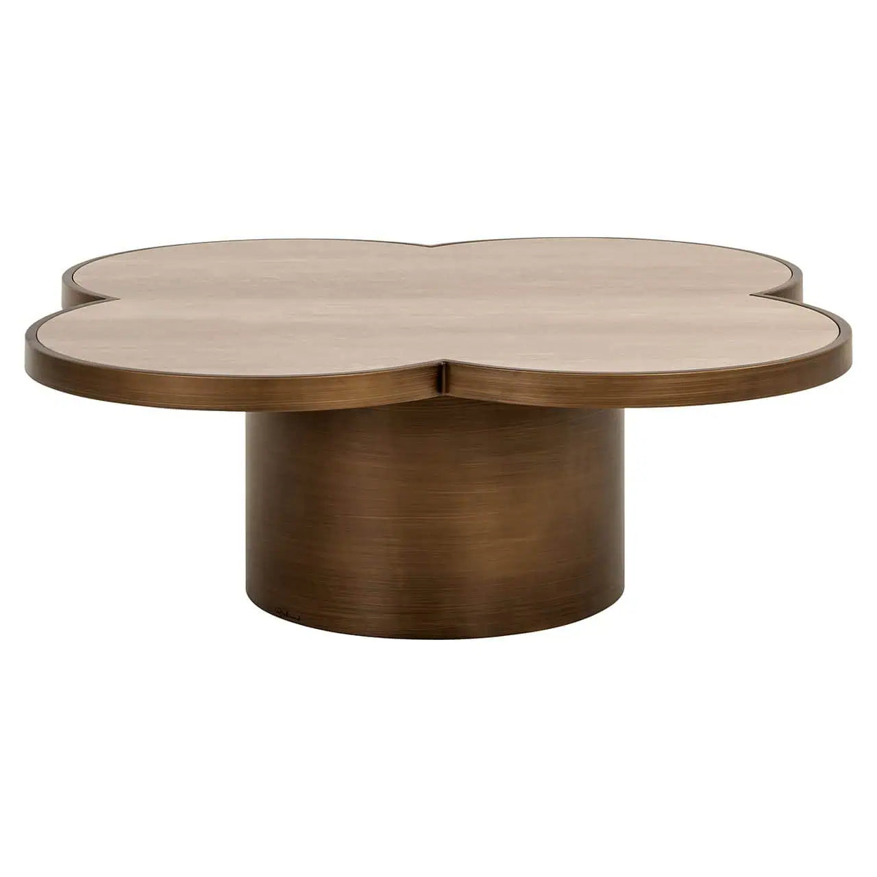 Kafijas galdiņš Clover Richmond Interiors bēšs 39/120/120 cm - N1 Home