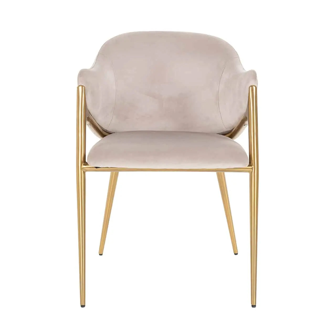 Krēsls Gwen Richmond Interiors 79,5/54/57,5 cm khaki velvet - N1 Home