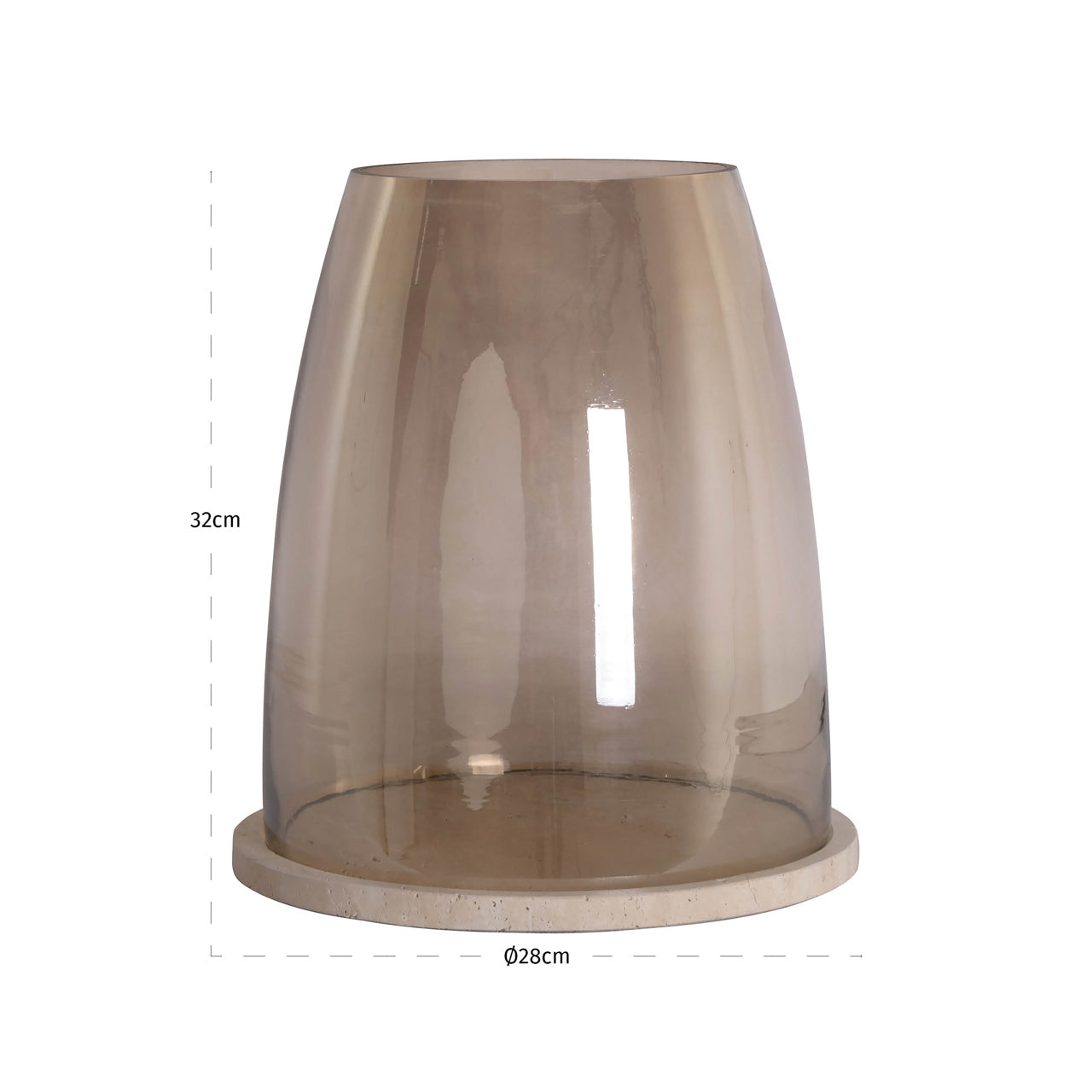 Svečturis Alusia L Richmond Interiors 32/28/28 cm sand