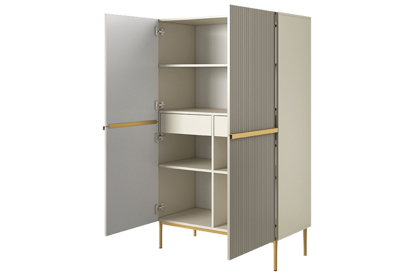 Kumode Austin 100/160/45 cm kašmirs/zelts - N1 Home