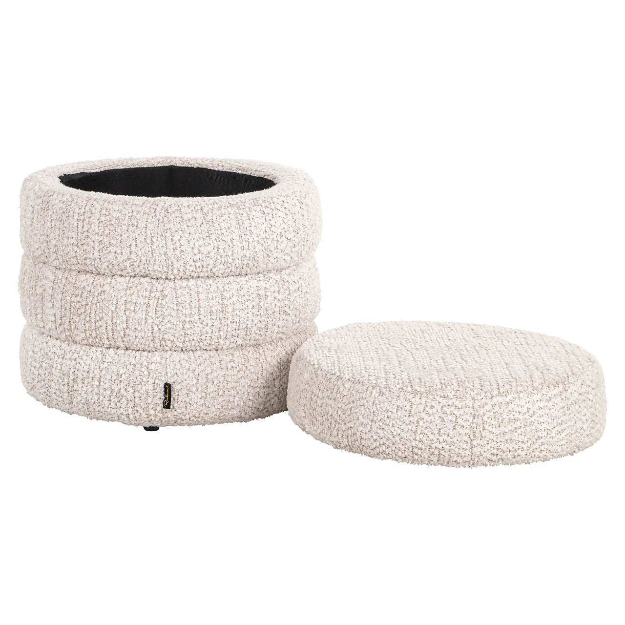 Pufs Adele Richmond Interiors 48/47/47 cm Be Lovely 11 Cream - N1 Home