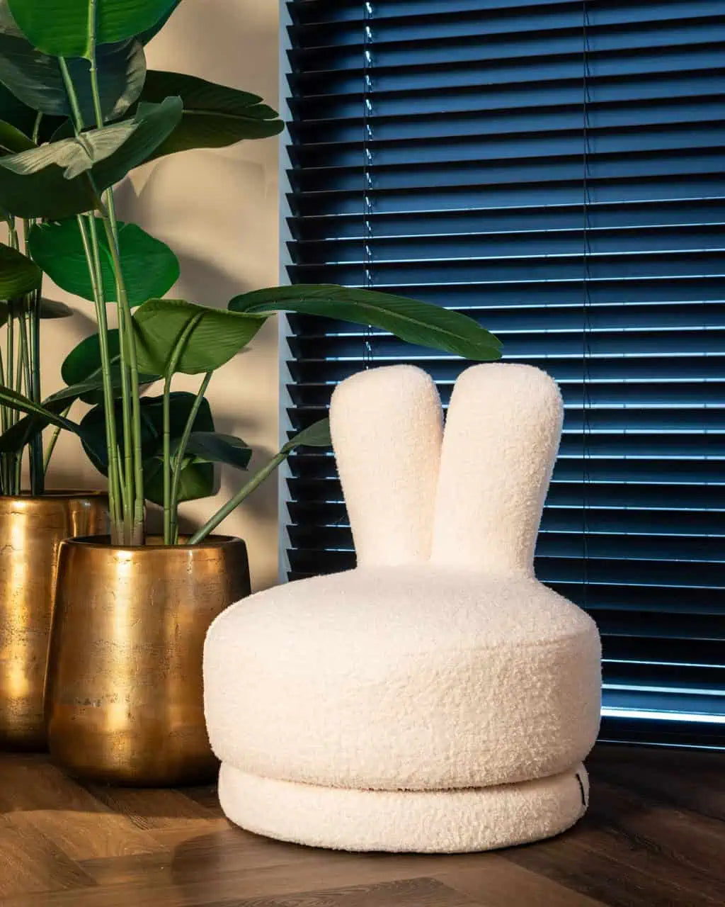 Bērnu atpūtas krēsls Bunny white Richmond Interiors 61/51/51 cm Teddy 14 White - N1 Home