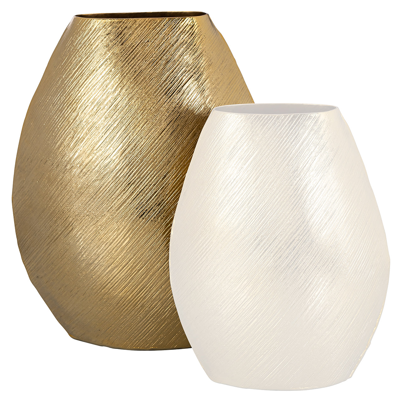 Vāze Richmond Interiors Evey big 39/31/13 cm zelts - N1 Home