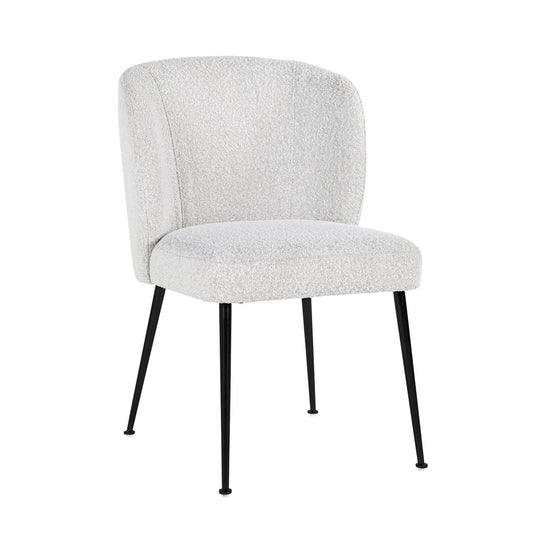 Krēsls Fallon Richmond Interiors 50/84/62 cm balts bouclé