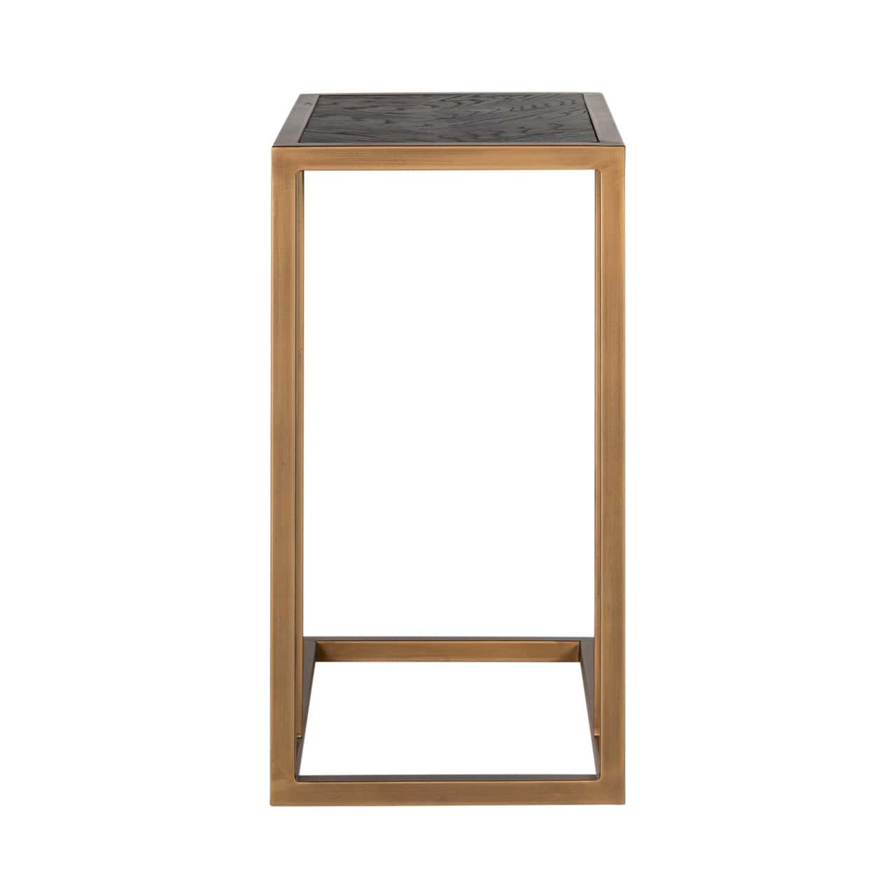 Kafijas galds Blackbone Richmond Interiors 55/66/35 cm Brass black rustic