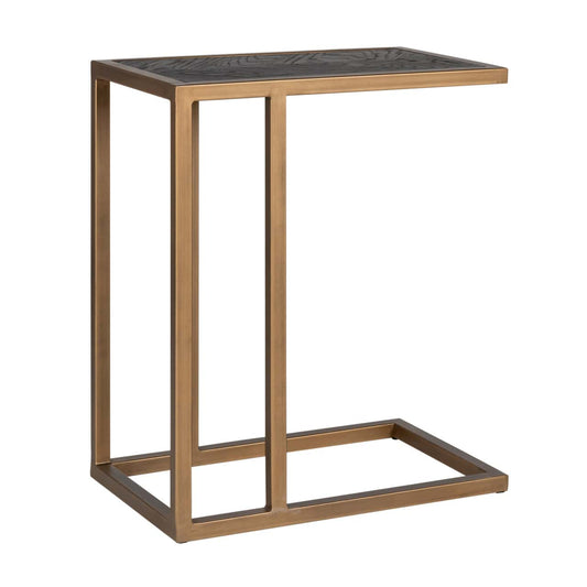 Kafijas galds Blackbone Richmond Interiors 55/66/35 cm Brass black rustic