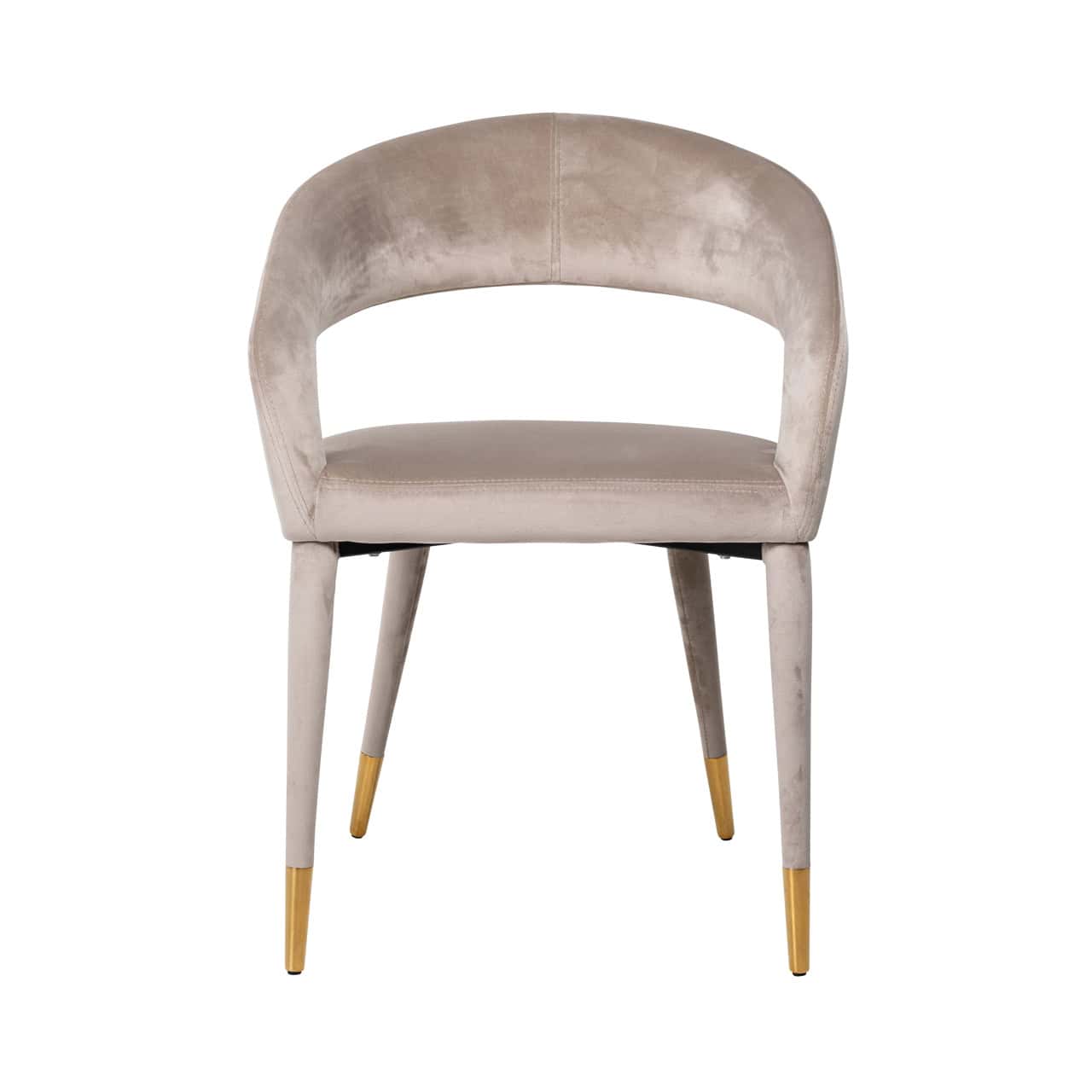 Krēsls Gia Richmond Interiors 59/81/58 cm khaki velvet fire retardant