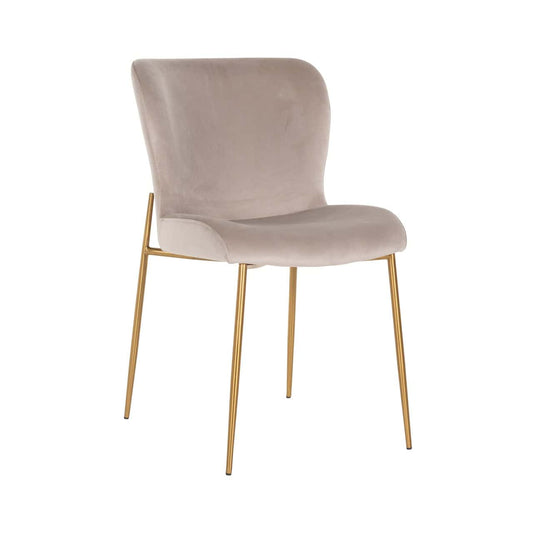 Krēsls Odessa (Set of 2) Richmond Interiors 49/85/64 cm khaki velvet fire retardant