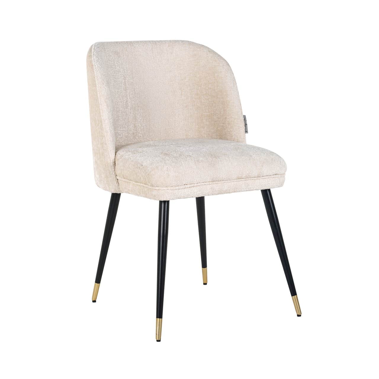 Krēsls Alicia Richmond Interiors 51/82/60 cm FR white chenille fire retardant
