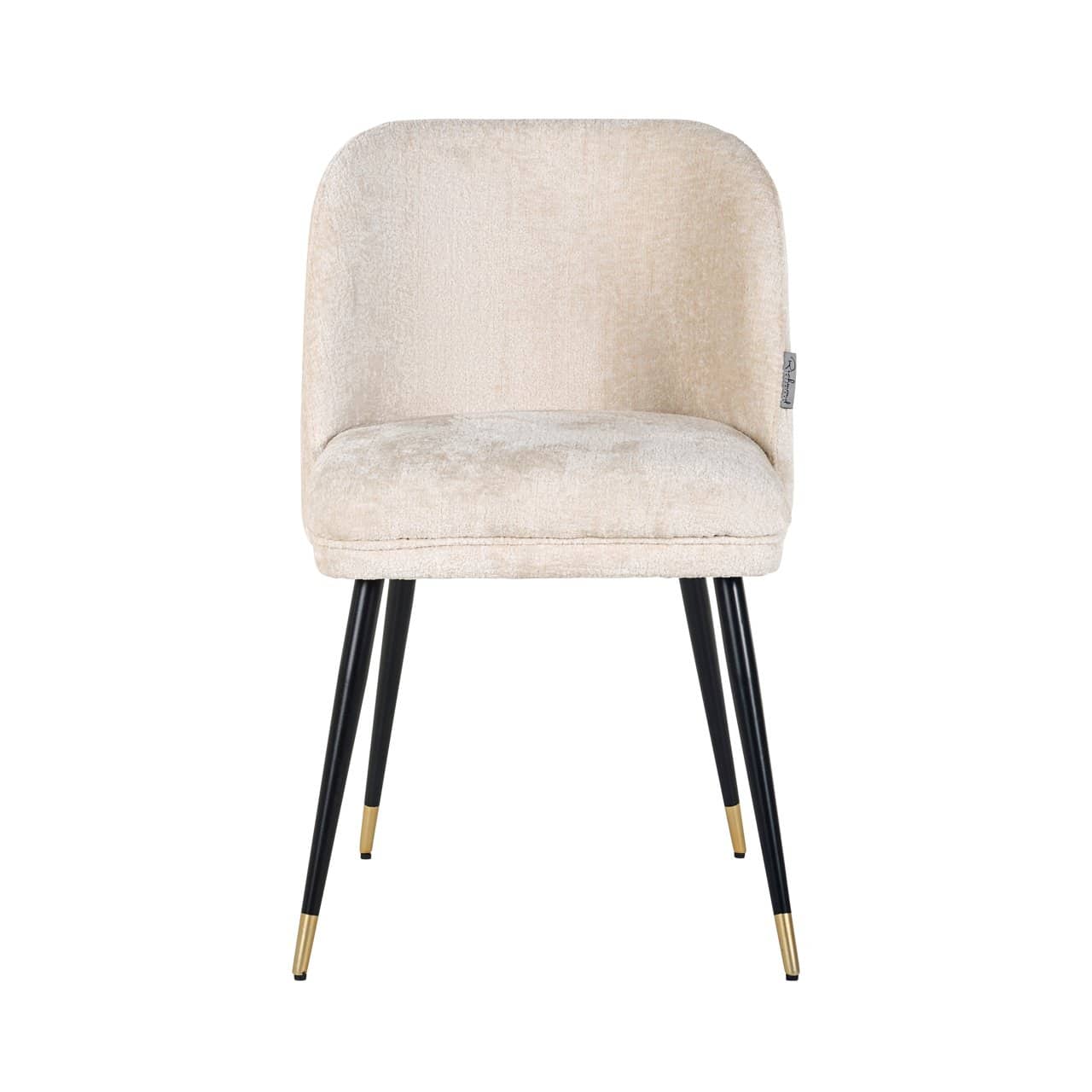 Krēsls Alicia Richmond Interiors 51/82/60 cm FR white chenille fire retardant