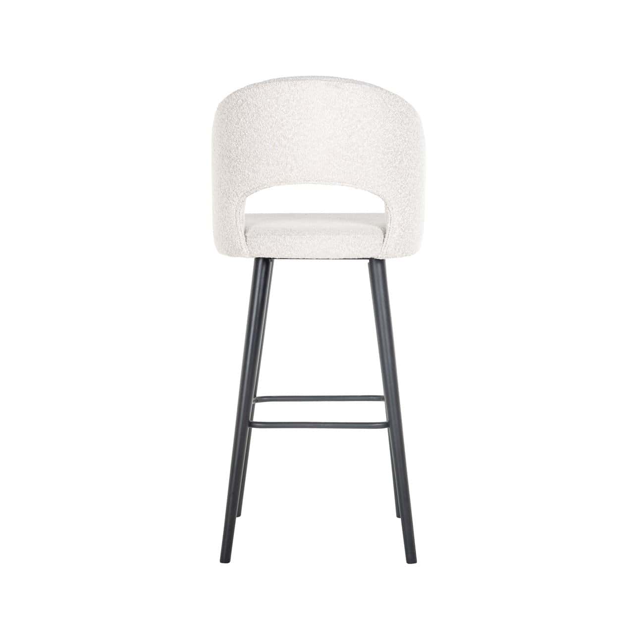 Bāra krēsls Savoy Richmond Interiors 50/57/113 cm white bouclé - N1 Home