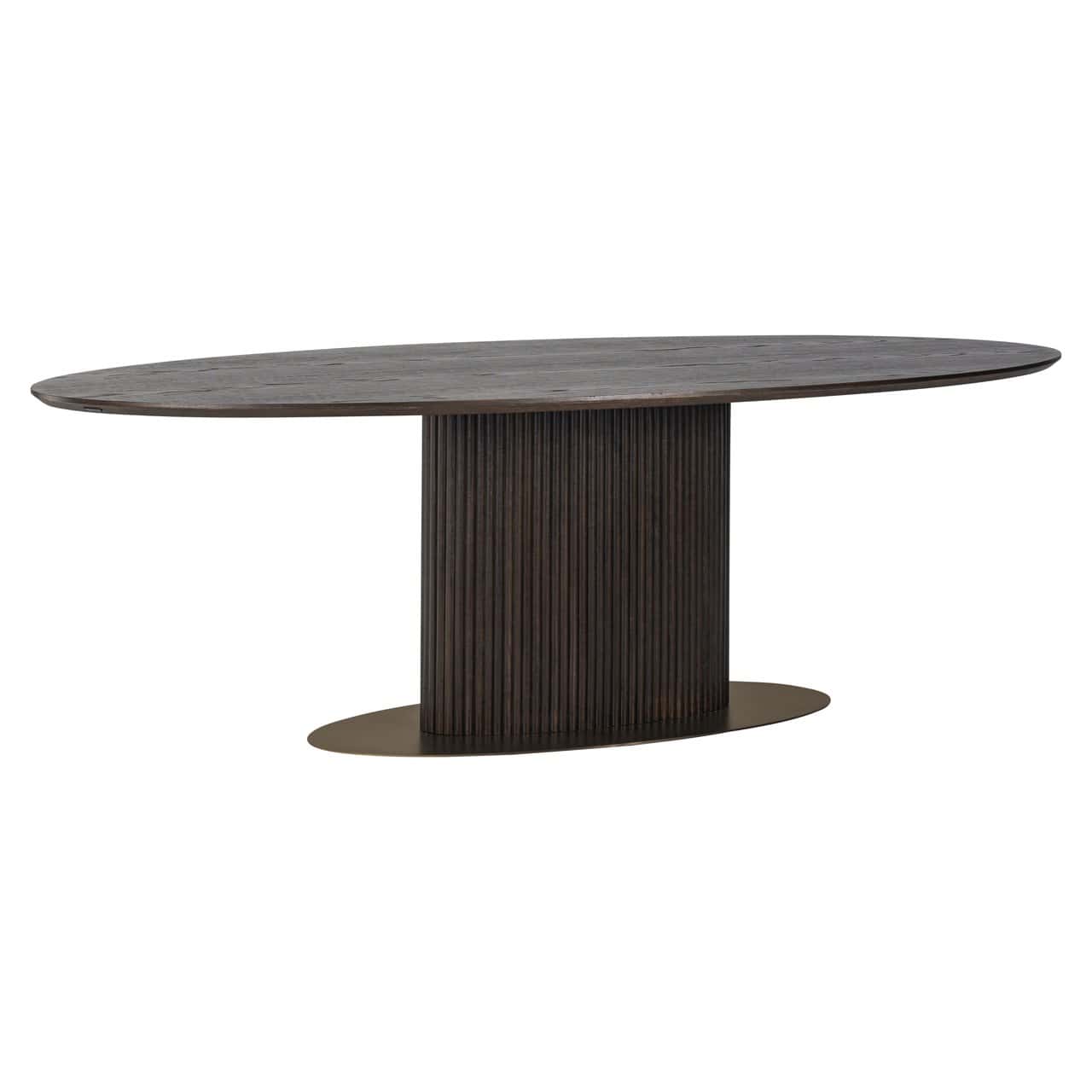 Galds Luxor Richmond Interiors 235; 300/75/110;120 cm brūns oval