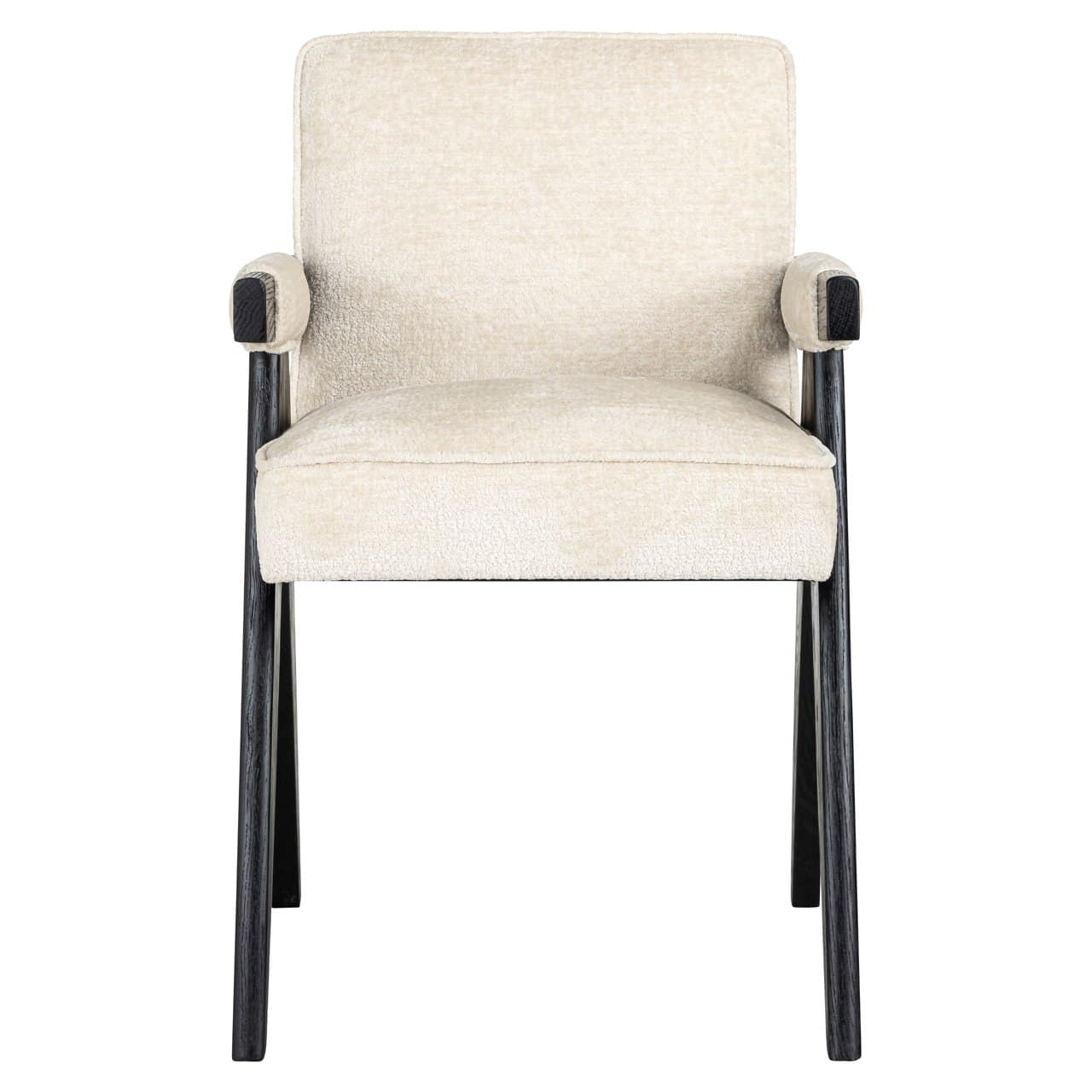 Krēsls Cooper Richmond Interiors 56/84/61 cm balts chenille