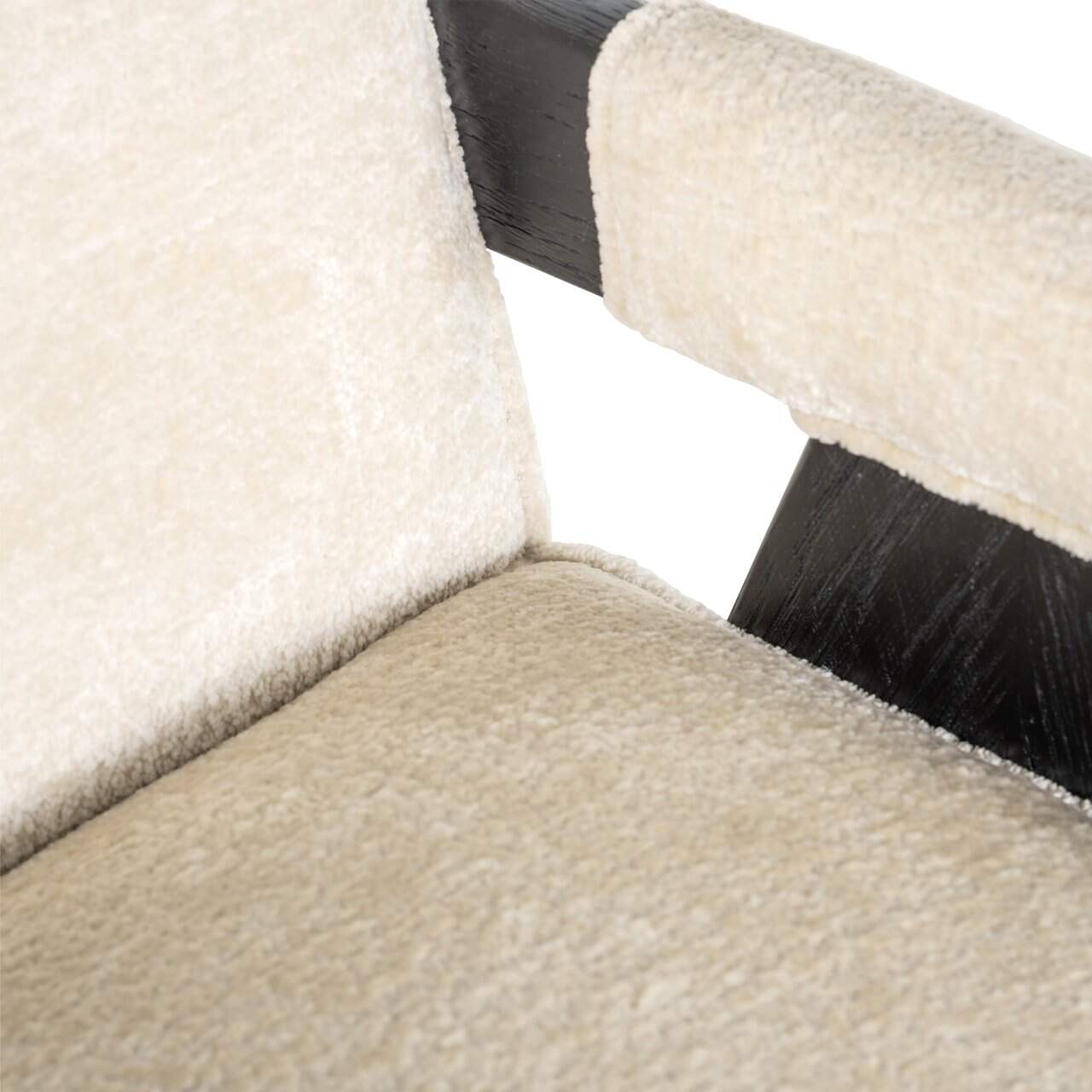 Krēsls Cooper Richmond Interiors 56/84/61 cm balts chenille