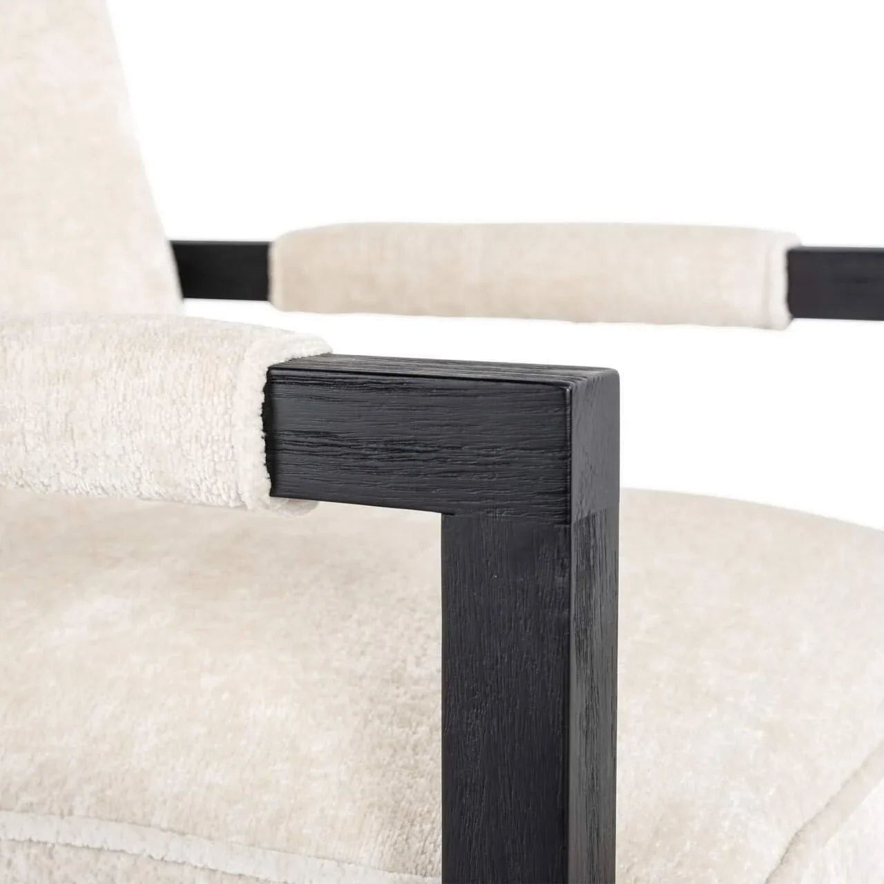 Krēsls Beck Richmond Interiors 63/90/70 cm white chenille