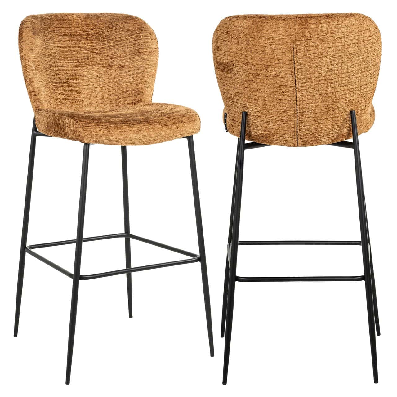 Bāra krēsls Darby Richmond Interiors 51/105/54 cm cognac fusion - N1 Home