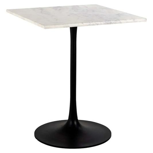 Bistro galds Carlten Richmond Interiors 65/76/65 cm melns/balts - N1 Home