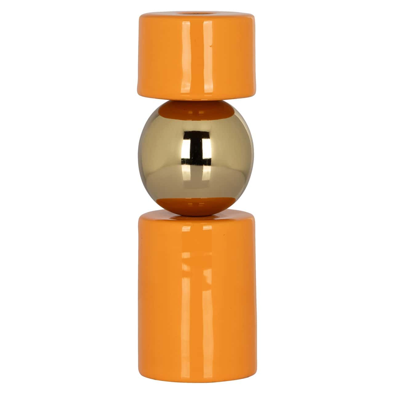 Svečturis Kira Richmond Interiors 21/8/8 cm oranžs - N1 Home
