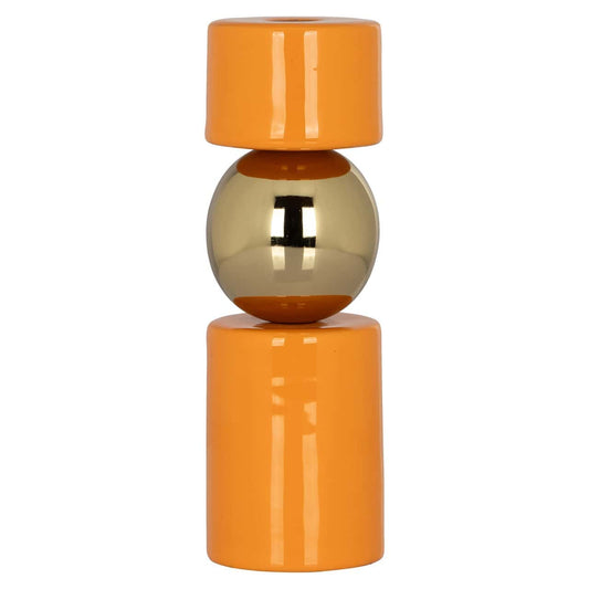 Svečturis Kira Richmond Interiors 21/8/8 cm oranžs - N1 Home