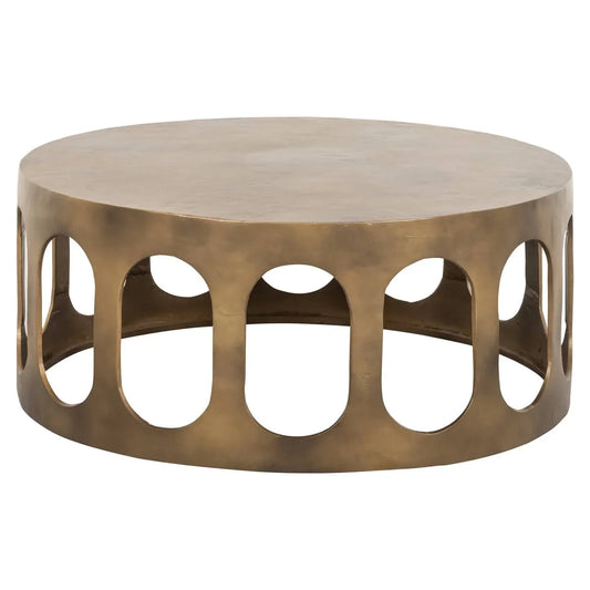 Kafijas galds Du Pont Richmond Interiors 86/36/86 cm brushed gold - N1 Home