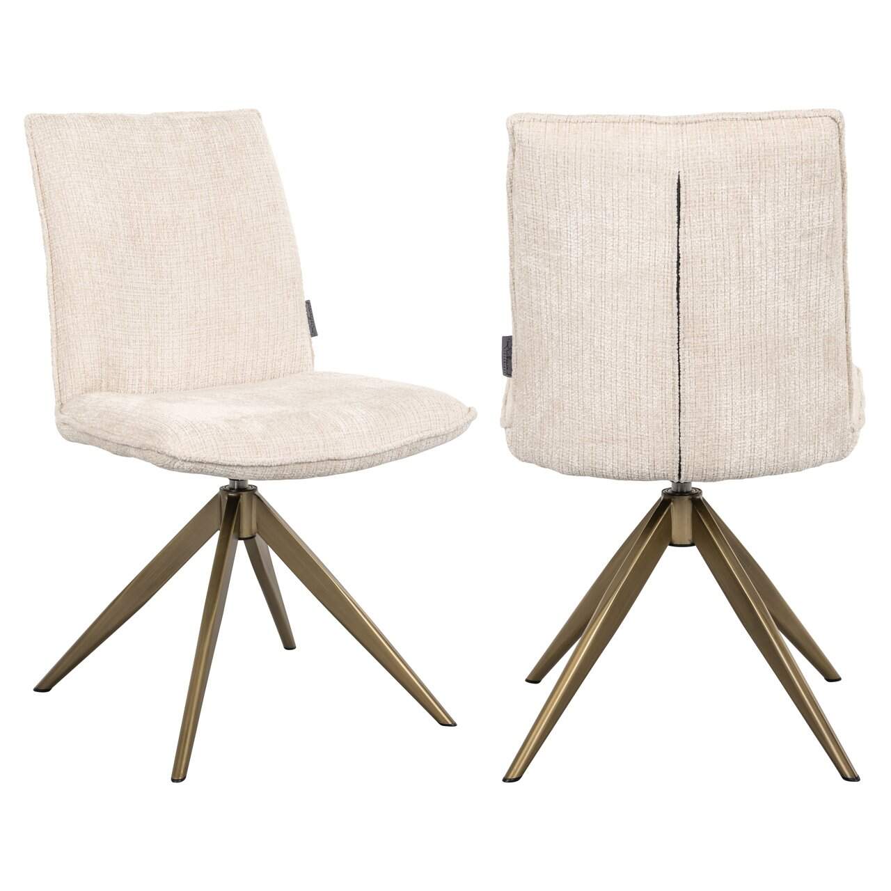 Krēsls Dakota Richmond Interiors 51/87/62 cm niagara bēšs