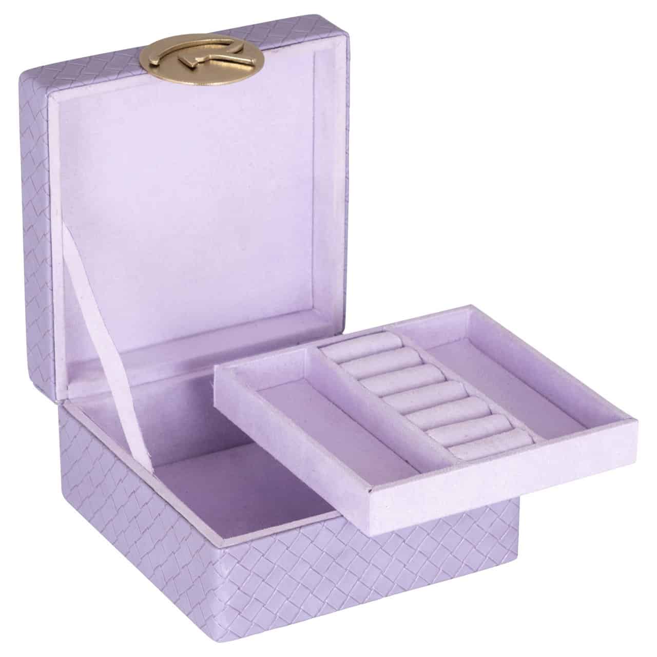 Uzglabāšanas kaste Joelle Richmond Interiors 17/16/8; 23/24/10 cm purple