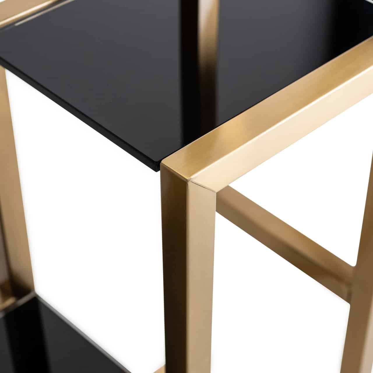 Vitrīna Magnus Richmond Interiors 108/230/29 cm brushed gold