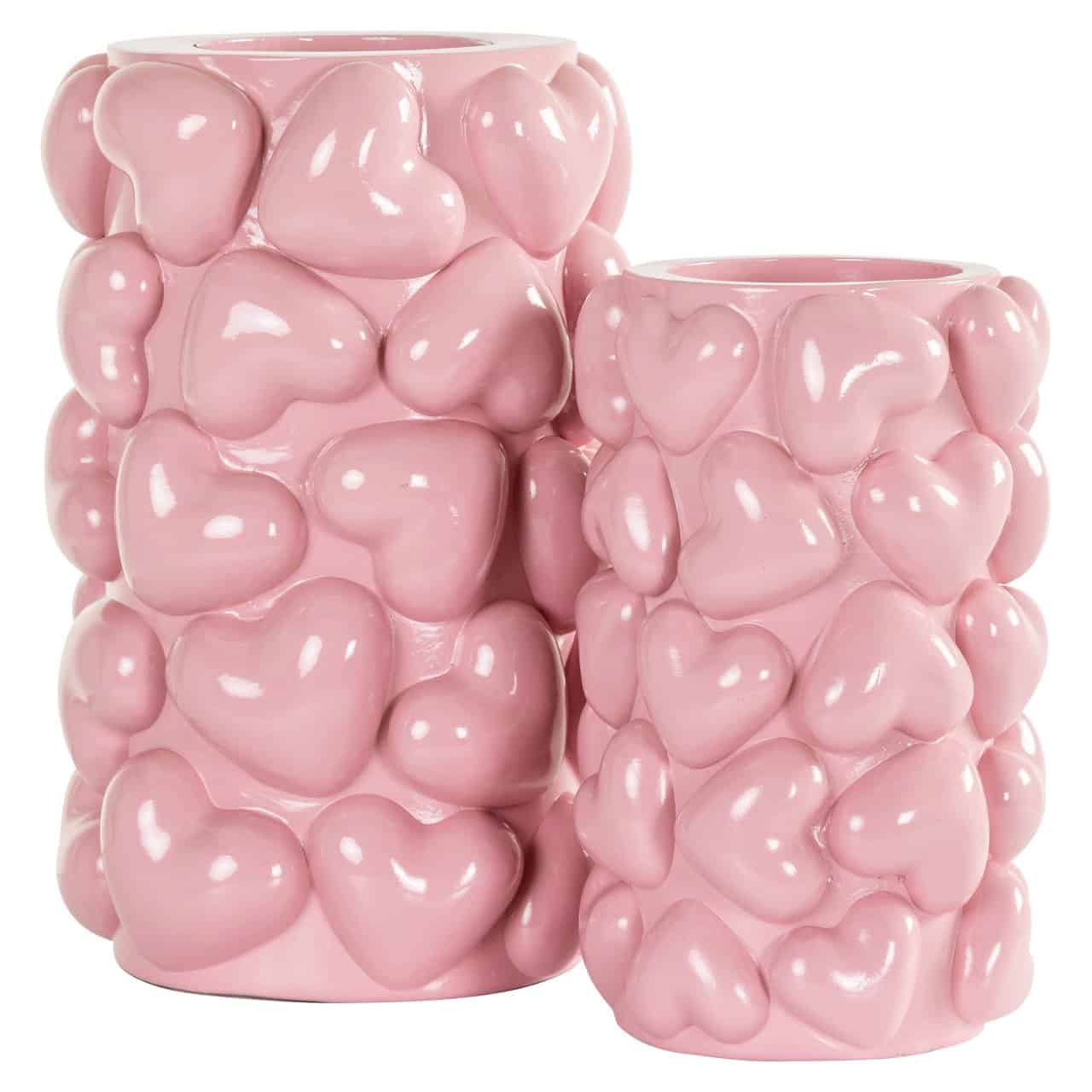 Svečturis Emel S Richmond Interiors 15/25/15 cm rozā - N1 Home