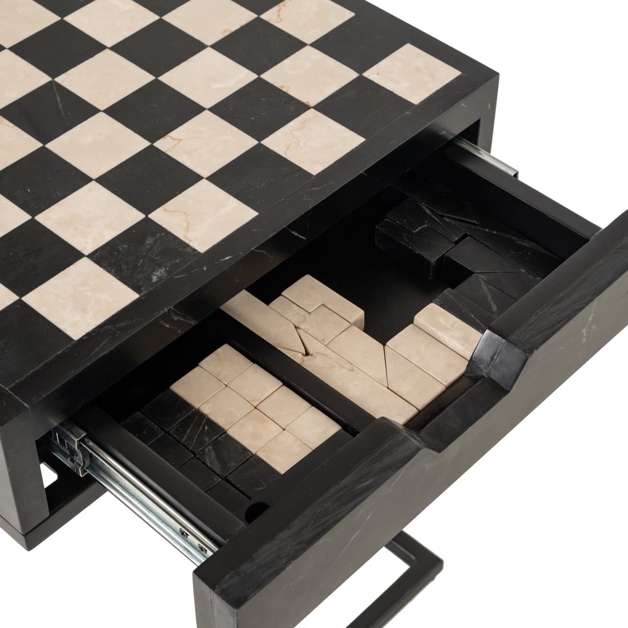 Kafijas galds Davos Richmond Interiors 44/62/44 cm melns