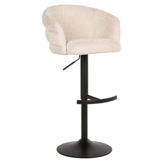 Bāra krēsls Nikki  Richmond Interiors 59/85/58 cm niagara beige - N1 Home