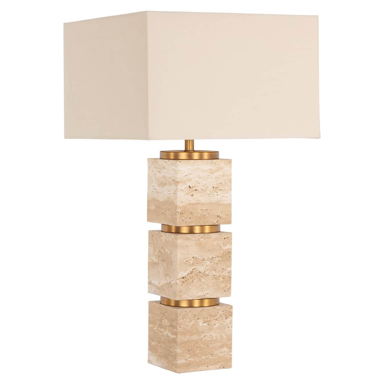 Galda lampa Jaella Richmond Interiors 38/38/71 cm bēšs