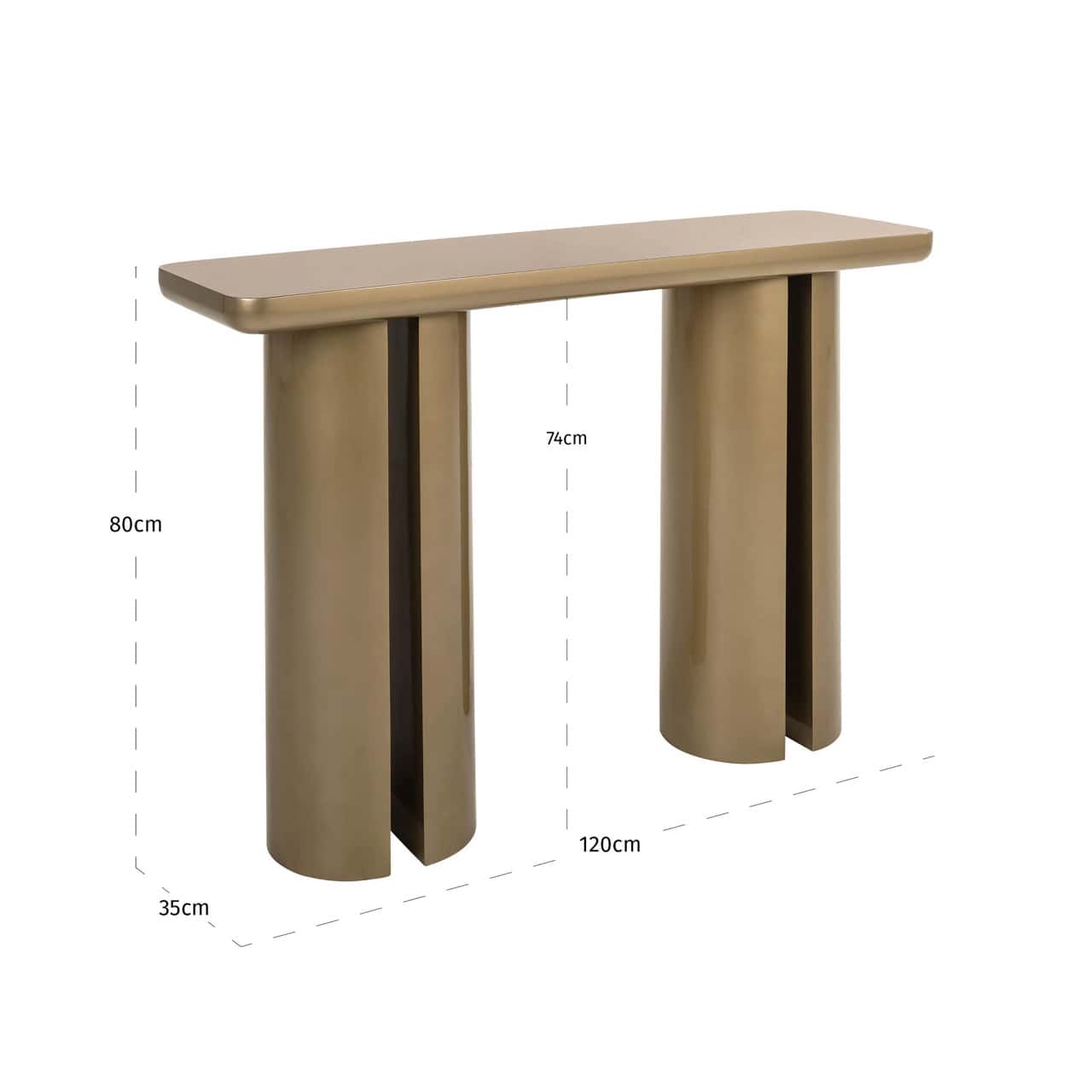 Konsole Whisker Richmond Interiors 80/120/35 cm zelts