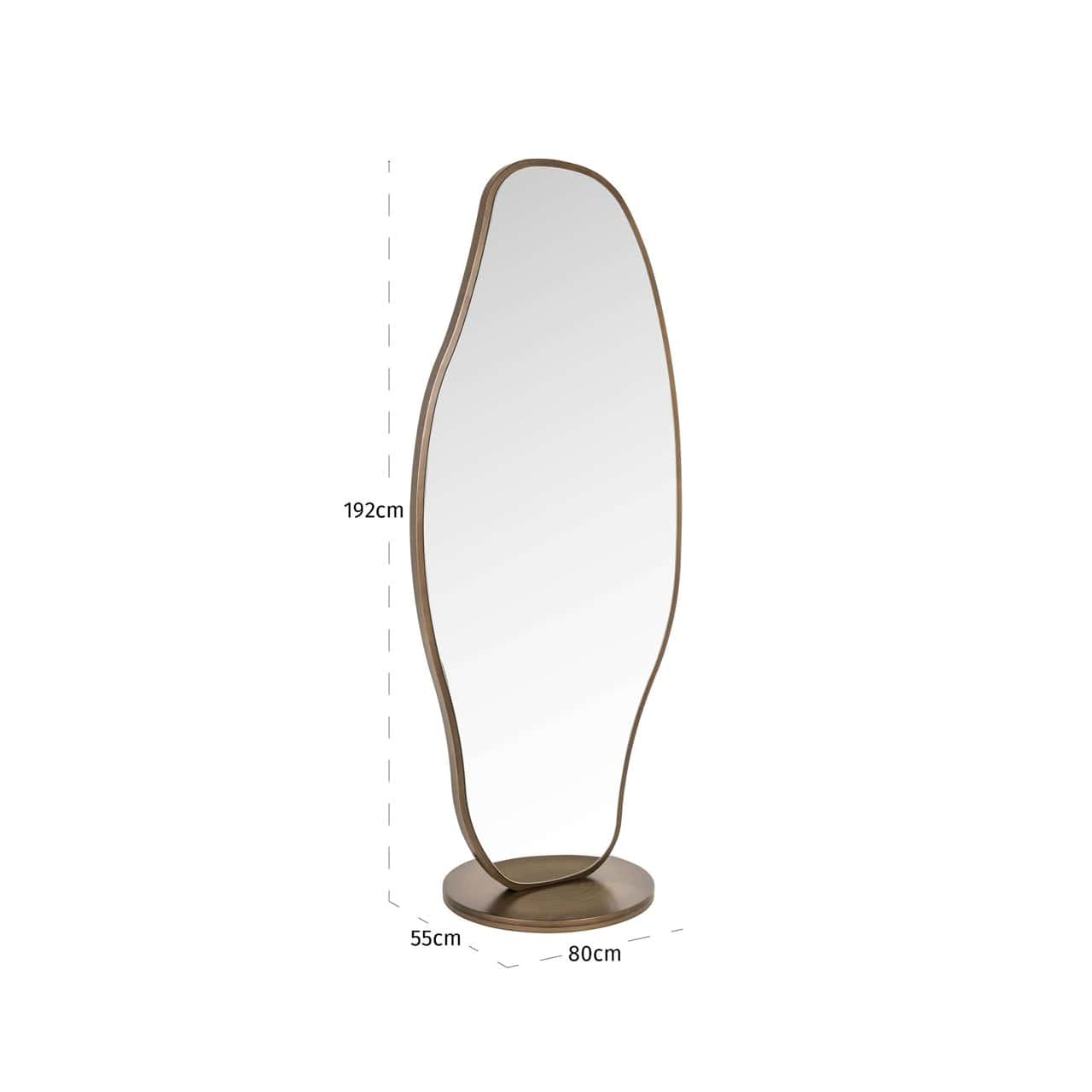 Spogulis Jalyce Richmond Interiors 80/192/55 cm brushed gold