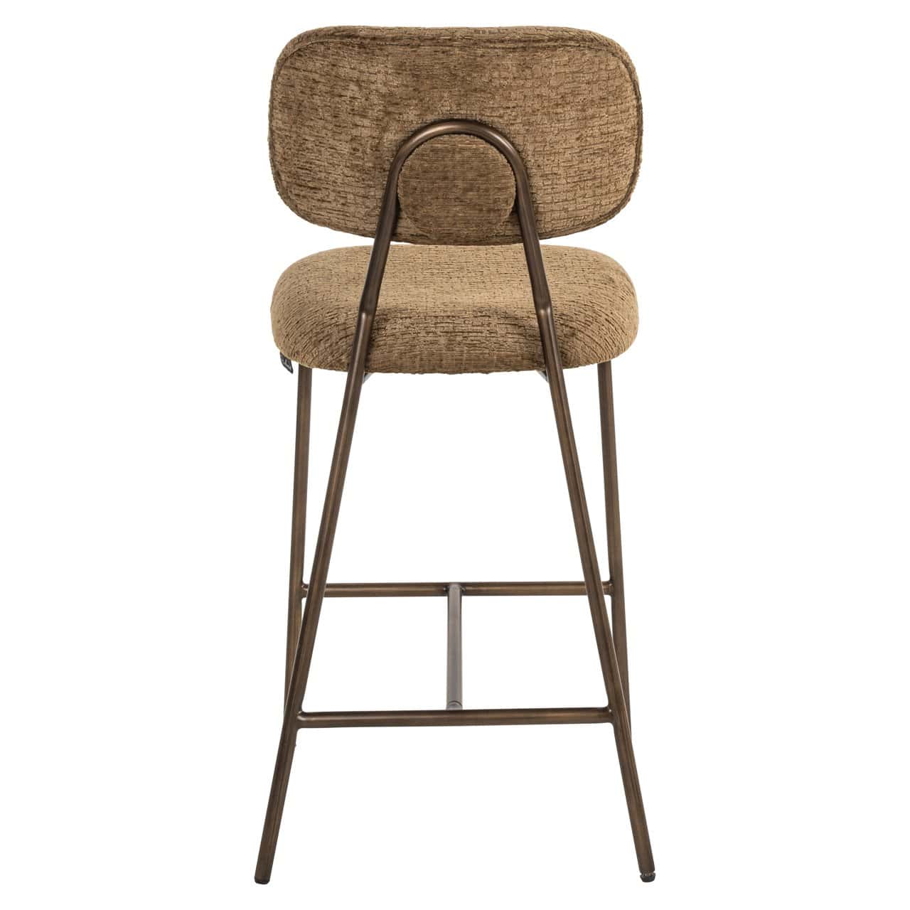 Bāra krēsls Xenia (Set of 2) Richmond Interiors 95/45/53 cm brandy fusion fire retardant