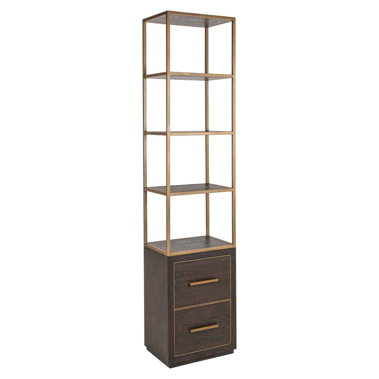 Vitrīna Carter Small Richmond Interiors 50/220/38 cm brūns