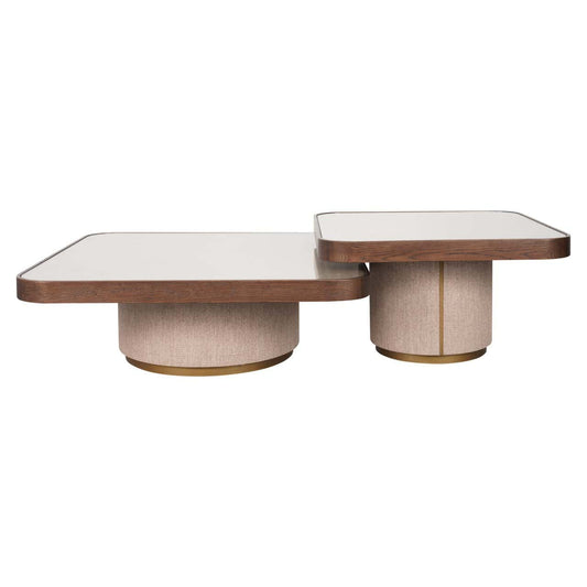 Kafijas galds Willox  (Set of 2) Richmond Interiors 90/38/90 cm bēšš - N1 Home