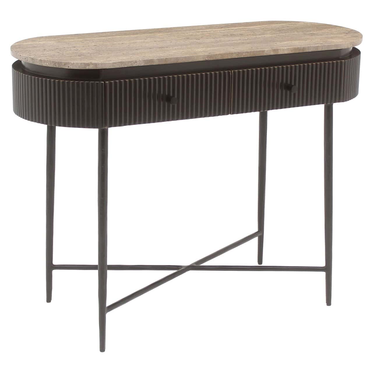 Konsole Russo Richmond Interiors 76/100/40 cm ash brown