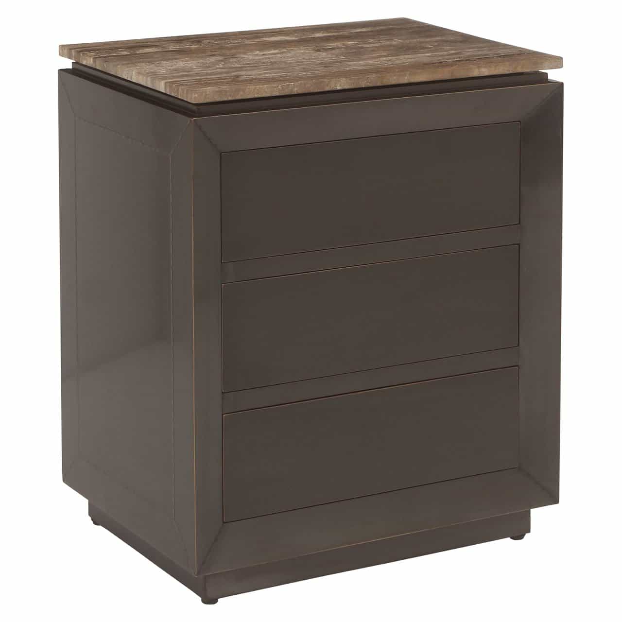 Naktsskapis Russo Richmond Interiors 55/65/40 cm ash brown