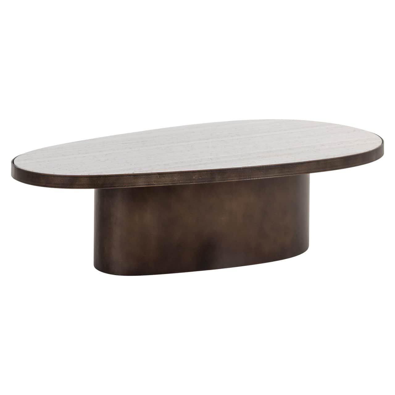 Kafijas galds Biloxi Richmond Interiors 130/35/68 cm brūns - N1 Home