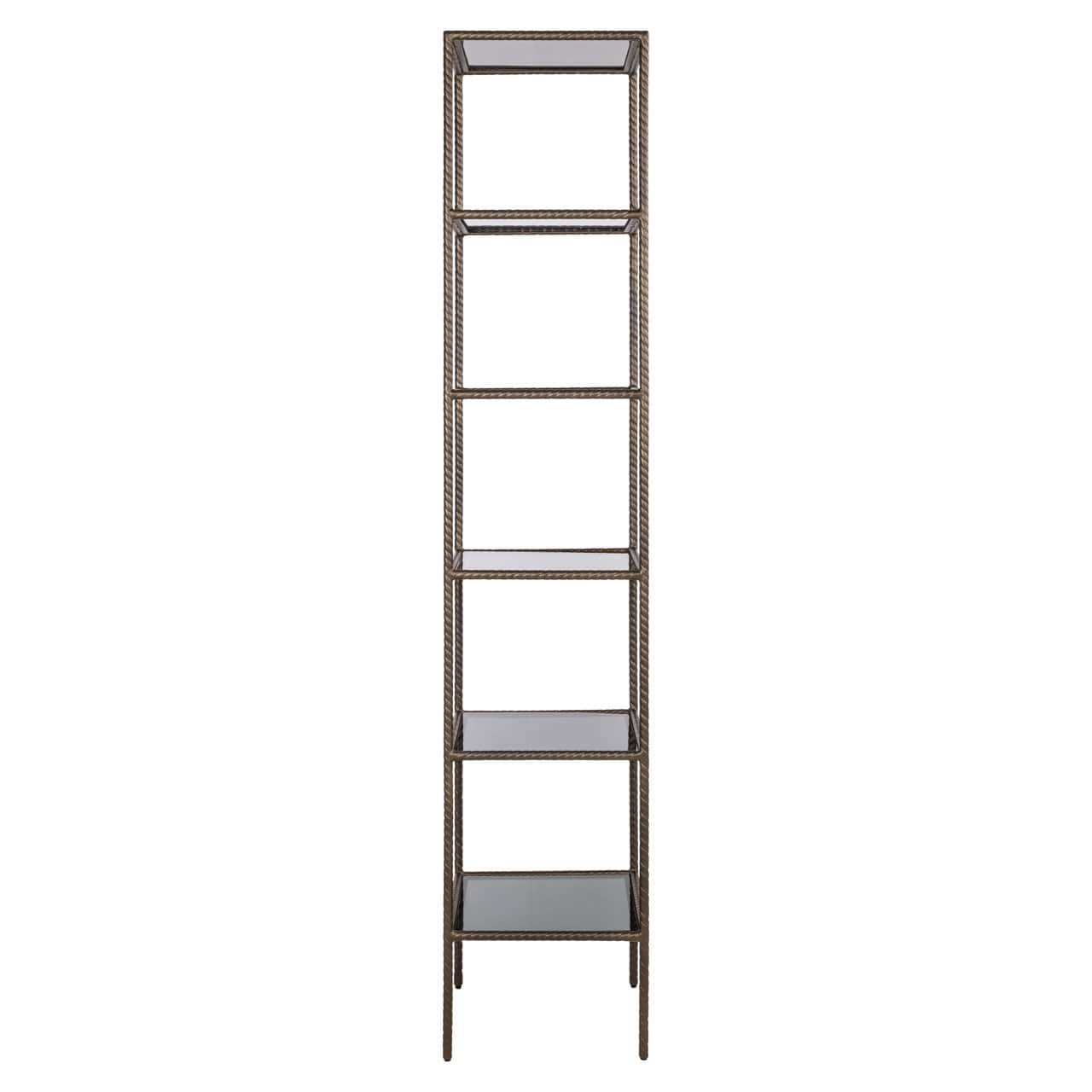 Vitrīna Sheridon Richmond Interiors 40/200/40 cm zelts