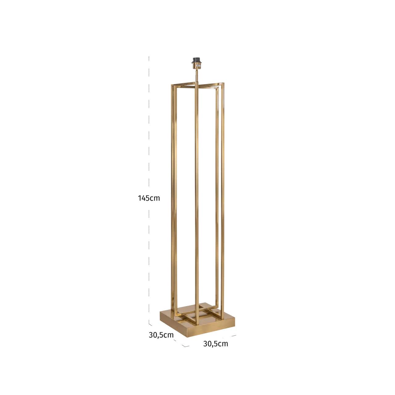 Stāvlampa Jalinia Richmond Interiors 245/30/30 cm brass antique