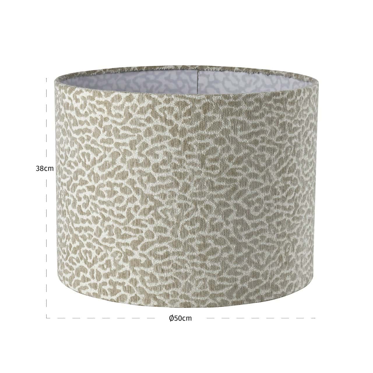 Abažūrs Zena  Richmond Interiors 40 cm; 50 cm bēšs leopard