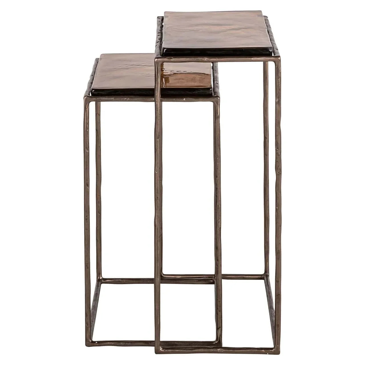 Kafijas galds Villano Richmond Interiors (Set of 2) 23/46/55 cm bronza - N1 Home