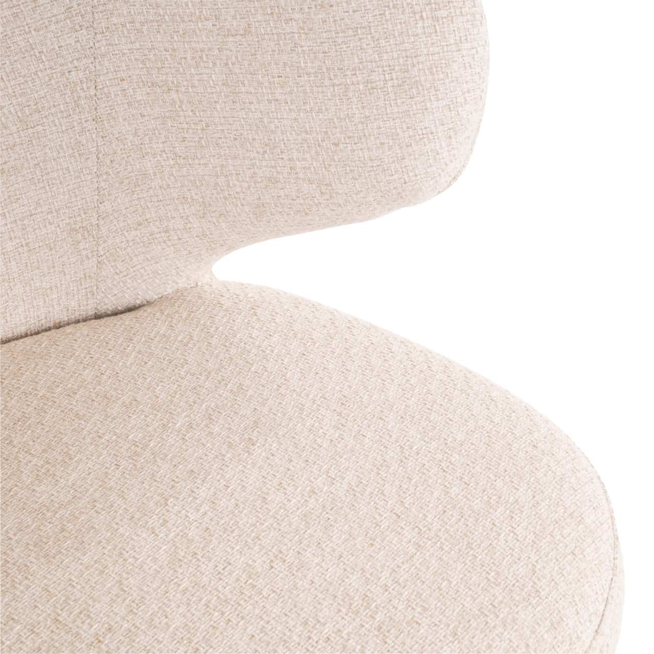 Āra ēdamistabas krēsls Nuba Richmond Interiors 58/64/81 cm beige alpine