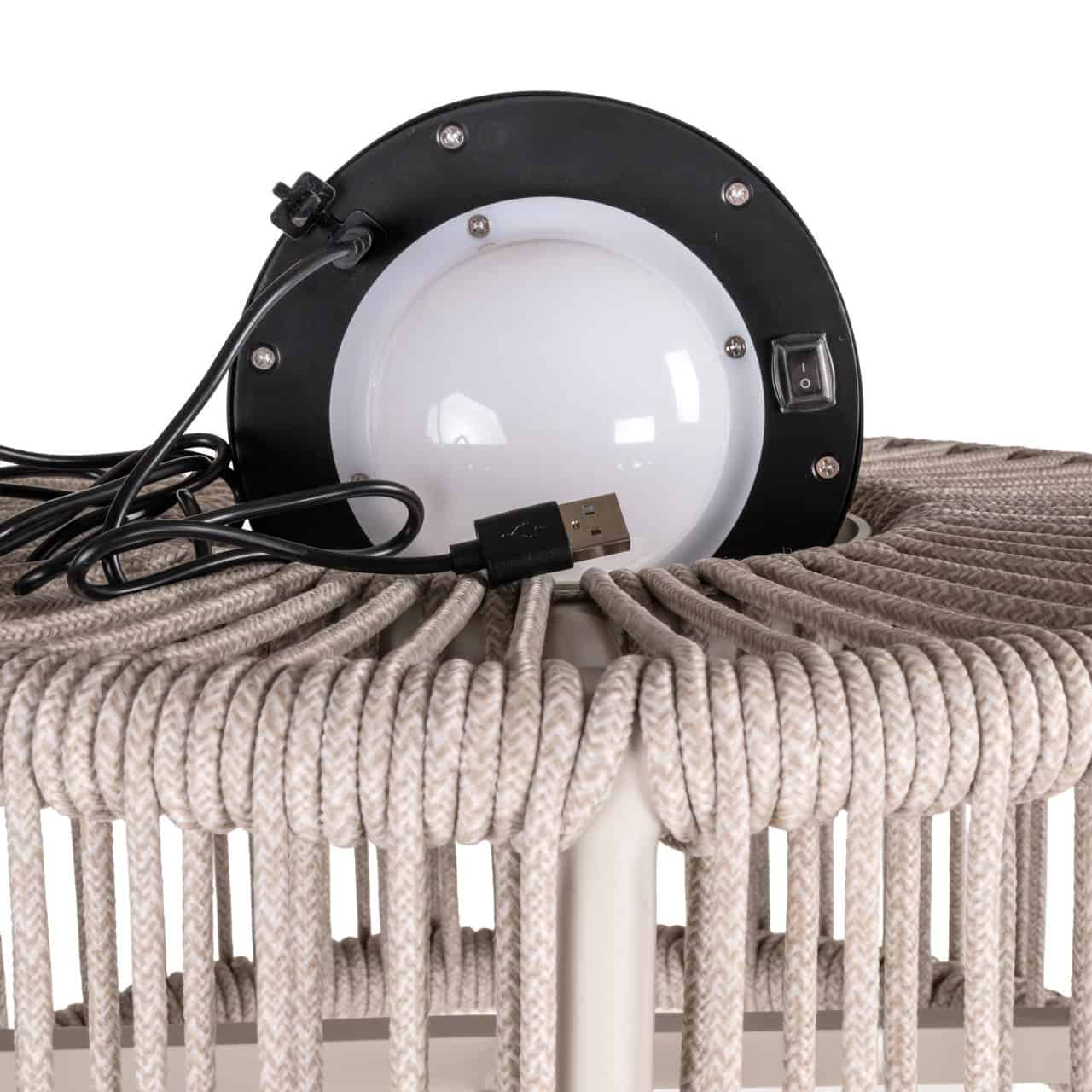 Āra stāvlampa Lunar Richmond Interiors 40/152/40 cm gaiši bēšs