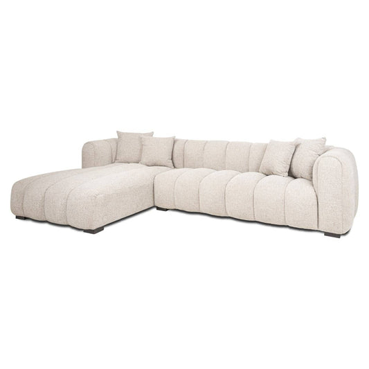 Dīvāns Novaro Richmond Interiors 190/305/71 cm natural fancy lounge - N1 Home
