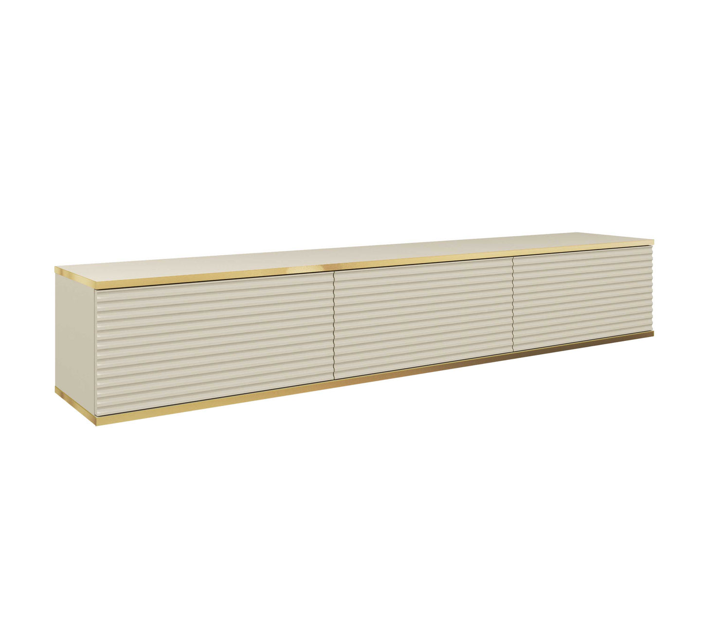 RTV skapis O2 rievota priekšpuse 175/30/32 cm bēšs - N1 Home